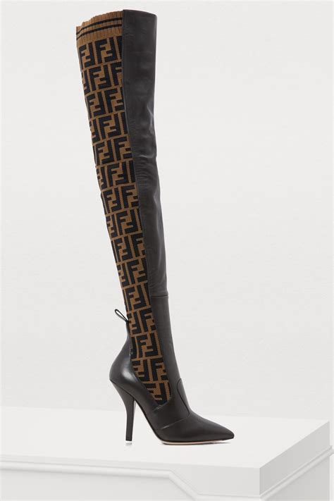 fendi high heels shoes|fendi heeled boots.